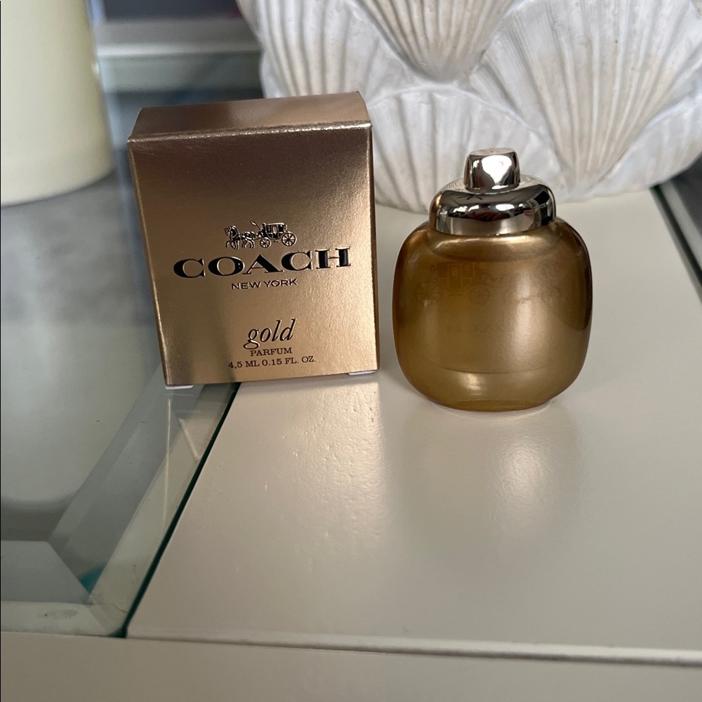 COACH GOLD MINI PARFUM-NEW - Picture 2 of 4